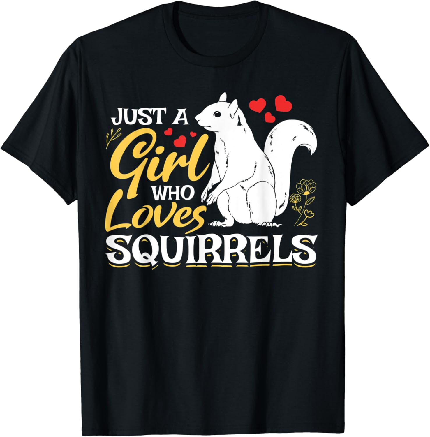 Wildlife Forest Animal Lover Women Girls Gift Squirrel TShirt Amazon